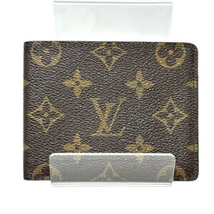 Louis Vuitton LV Monogram Short Slim ID Bifold Wallet